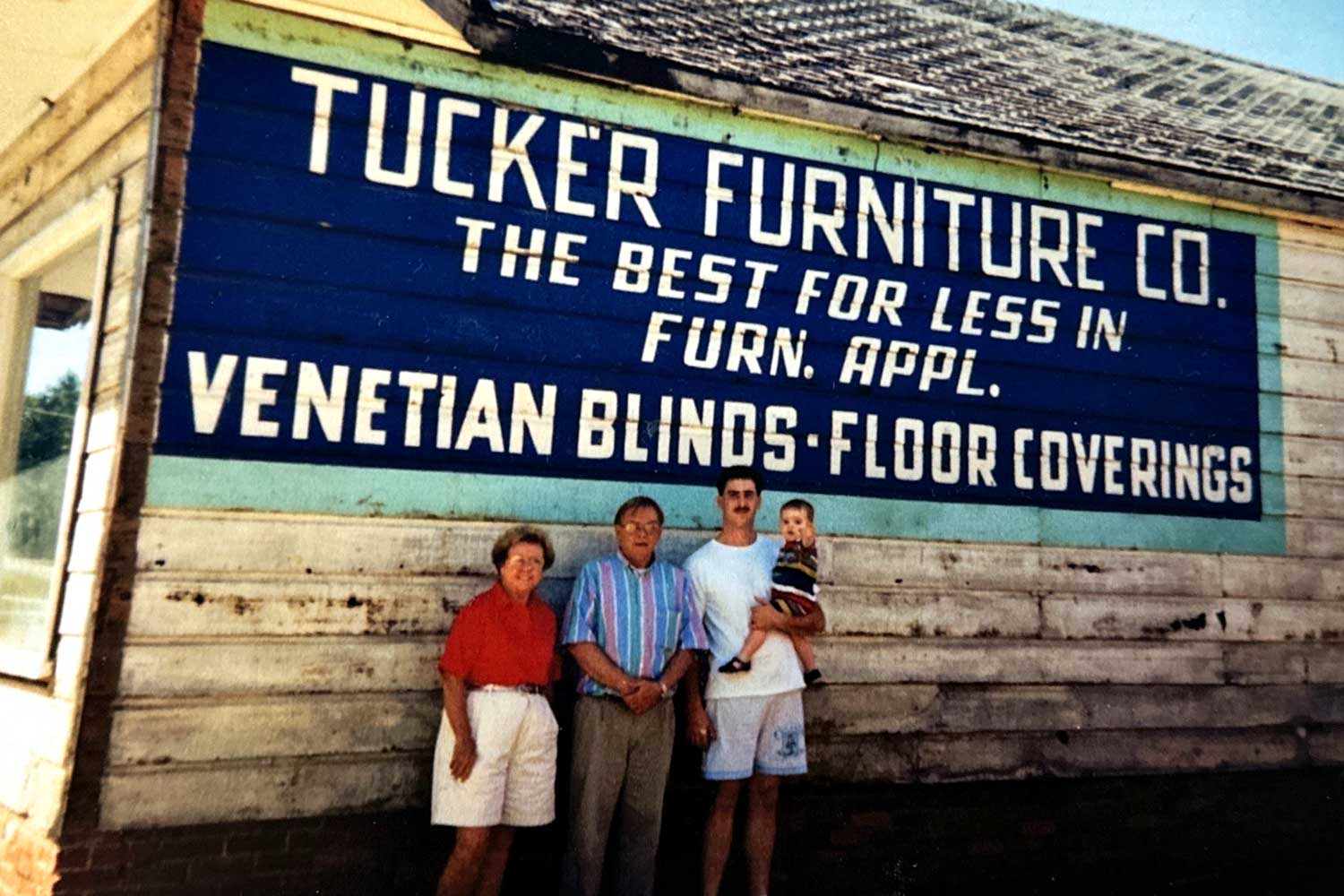 Tucker Furniture family historic photo
